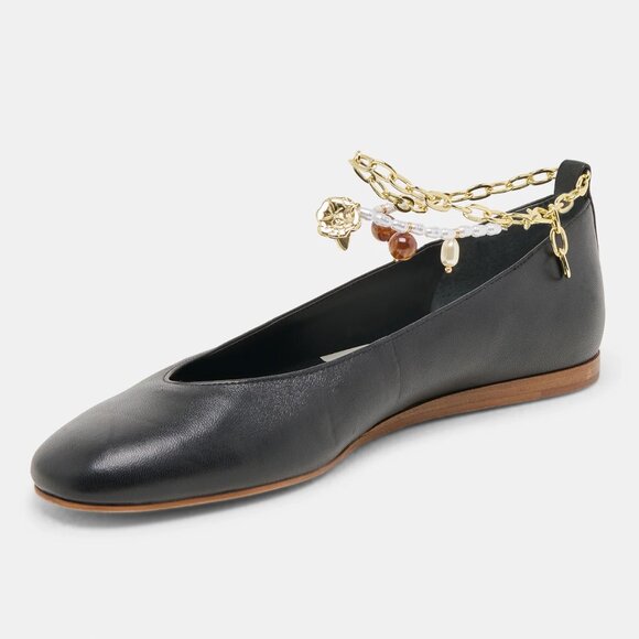 Dolce Vita Women's Ballet Flats Black Leather - Size 6.5 - Picture 10 of 16